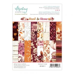 Дизайнерско блокче "Rust & Rose", 15смх20см, Mintay Papers