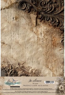 Дизайнерски хартии "In Silence", A4, 16л., Alchemy of Art