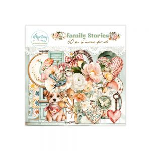 Дизайнерски хартиени елементи "Family Stories", Mintay Papers