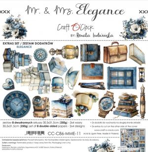 Дизайнерски елементи за изрязване "Mr & Mrs Elegance-Elegance", Craft o'Clock