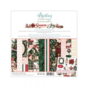 Дизайнерско блокче "Season of Joy", 20см, Mintay Papers