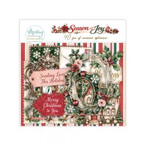 Дизайнерски хартиени рамки и етикети "Season of Joy", Mintay Papers