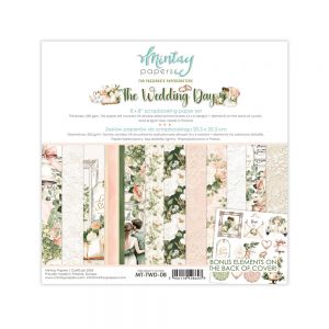 Дизайнерско блокче "The Wedding Day", 20см, Mintay Papers