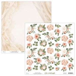 Дизайнерски лист с елементи за изрязване "The Wedding Day-Flora", Mintay Papers