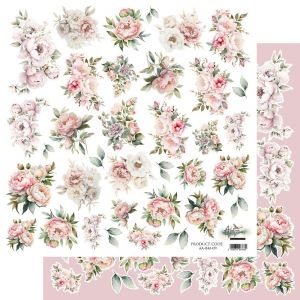 Дизайнерски лист с елементи за изрязване "Beautiful Memories–Flowers", Alchemy of Art