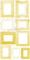 Дизайнерски елементи за изрязване "Basic Flowers Set 6-Yellow", Craft o'Clock