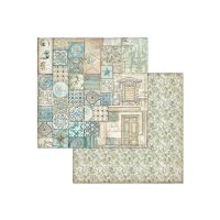 Дизайнерски хартии "Azulejos de Sueno", 20см, Stamperia