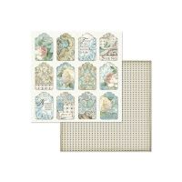 Дизайнерски хартии "Azulejos de Sueno", 20см, Stamperia