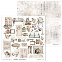 Дизайнерски хартии "Home Sweet Home", 30см, Laserowe Love