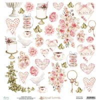 Дизайнерски хартии "City of Love", 30см, Mintay Papers