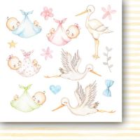 Дизайнерско блокче с елементи за изрязване "Dream Baby", 15см, PH