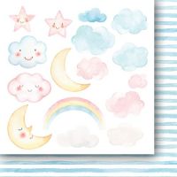 Дизайнерско блокче с елементи за изрязване "Dream Baby", 15см, PH