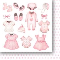 Дизайнерско блокче с елементи за изрязване "Dream Baby", 15см, PH
