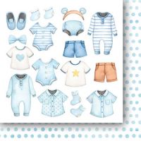 Дизайнерско блокче с елементи за изрязване "Dream Baby", 15см, PH