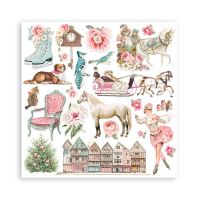 Дизайнерски хартии "Sweet Winter", 30см, Stamperia