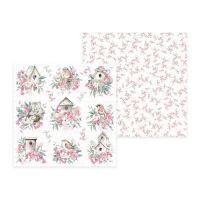 Дизайнерски хартии "Birdhouse", 15см, P13