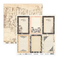 Дизайнерски хартии "Archivalia", 15см, ScrapBoys