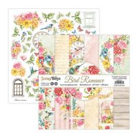 Дизайнерски хартии "Bird Romance", 30.5см, ScrapBoys