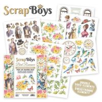 Дизайнерско блокче с елементи за изрязване "Bird Romance", 15см, ScrapBoys