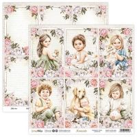 Дизайнерски хартии "Moments", 15см, ScrapBoys