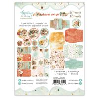 Дизайнерски хартиени пликове и етикети "Places We Go", Mintay Papers