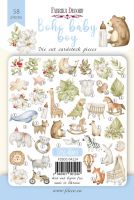 Дизайнерски хартиени елементи "Boho Baby Boy", Fabrika Decoru