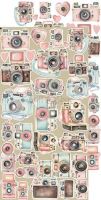 Дизайнерски елементи за изрязване "Touch of Nostalgia-Nostalgia", Craft o'Clock