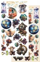 Дизайнерски елементи за изрязване "Between Worlds", Alchemy of Art