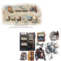 Дизайнерски хартии "The Men's World", 20см, Alchemy of Art
