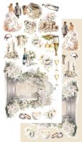Дизайнерски елементи за изрязване "Heartbeat-Wedding", Alchemy of Art