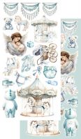 Дизайнерски елементи за изрязване "My Little Baby Boy", Alchemy of Art
