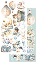 Дизайнерски елементи за изрязване "My Little Baby Boy", Alchemy of Art