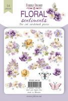 Дизайнерски хартиени елементи "Floral Sentiments", Fabrika Decoru
