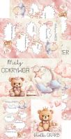 Дизайнерски елементи за изрязване "Girl&Curl-Mix", Craft o'Clock