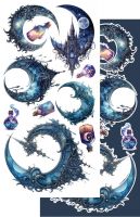 Дизайнерски елементи за изрязване "Legends of the Magic School", Alchemy of Art