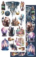 Дизайнерски елементи за изрязване "Legends of the Magic School", Alchemy of Art