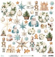 Дизайнерски хартии "Christmas Blessings", 30см, Mintay Papers