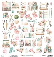 Дизайнерски хартии "In My Craftroom", 30см, Mintay Papers