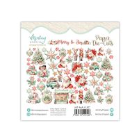 Дизайнерски хартиени елементи "Merry & Joy", Mintay Papers