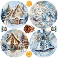Дизайнерски хартии "Cozy Winterland", 15см, Craft o'Clock