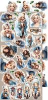 Дизайнерски елементи за изрязване "Cozy Winterland-Flowers and more", Craft o'Clock