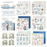 Дизайнерски комплект с елементи за изрязване "Dear Diary... Hydrangea", 20см, Lemoncraft