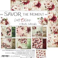 Дизайнерски хартии "Savor the Moment", 20см, Craft o'Clock