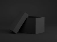 Структурна подвързваща хартия "Wibalin Buckram" - черна - 50x70см, Winter&Company