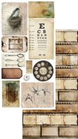 Дизайнерски елементи за изрязване "Junk Journal Natural Beauty", Alchemy of Art