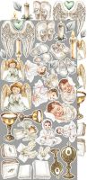 Дизайнерски елементи за изрязване "Cherished Memories-Mix", Craft o'Clock