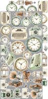 Дизайнерски елементи за изрязване "Cherished Memories-Mix", Craft o'Clock