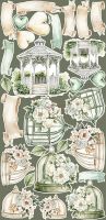 Дизайнерски елементи за изрязване "Cherished Memories-Mix", Craft o'Clock