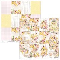 Дизайнерски хартии "Blossom Serenity", 30см, Mintay Papers