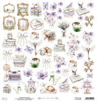 Дизайнерски хартии "Home, Sweet Home", 30см, Mintay Papers